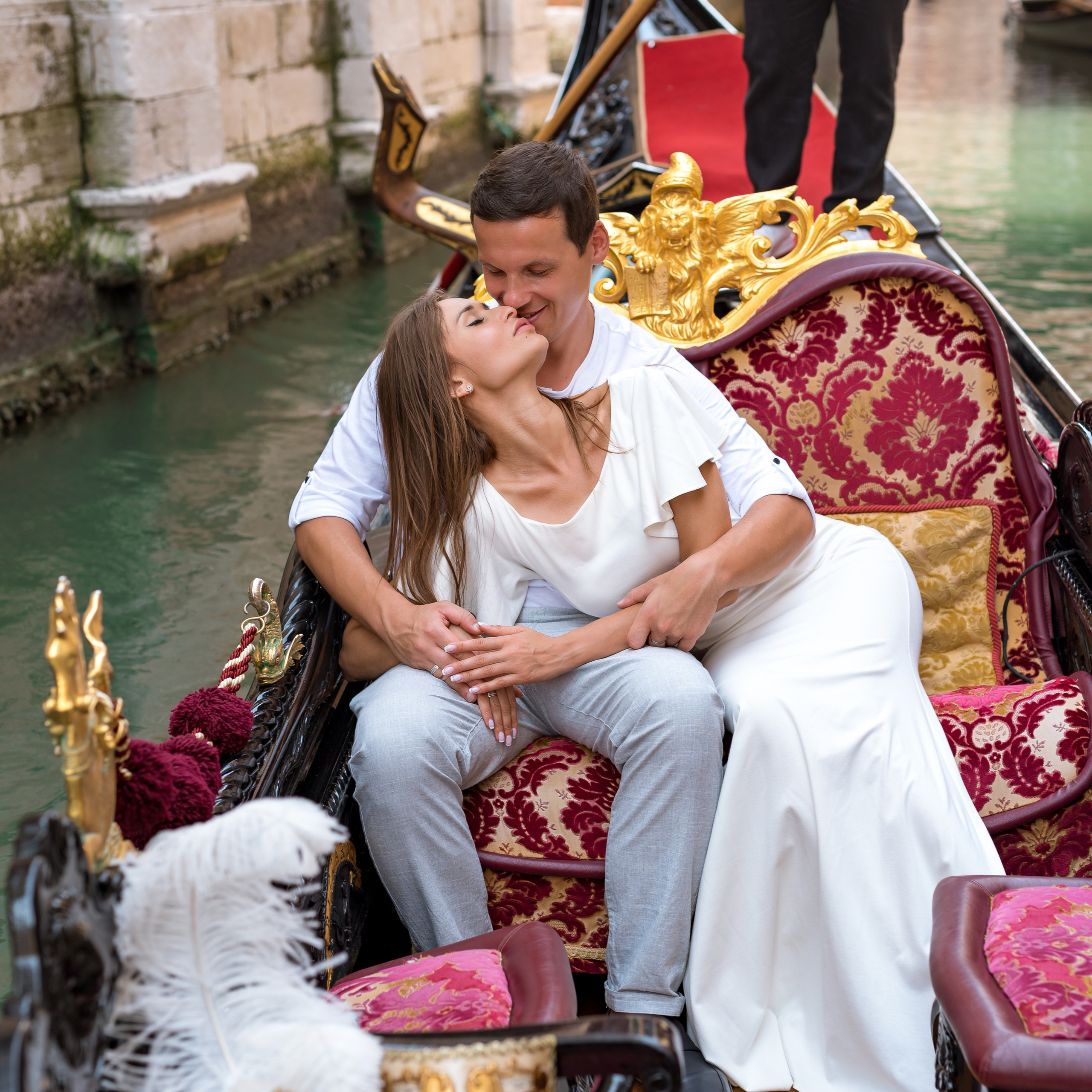 Photoshoot in gondola