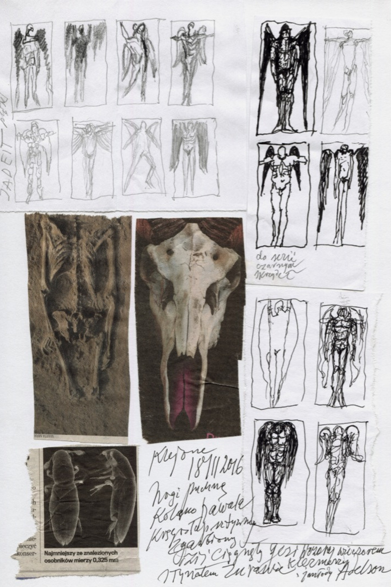 LOT, szkice do obrazów