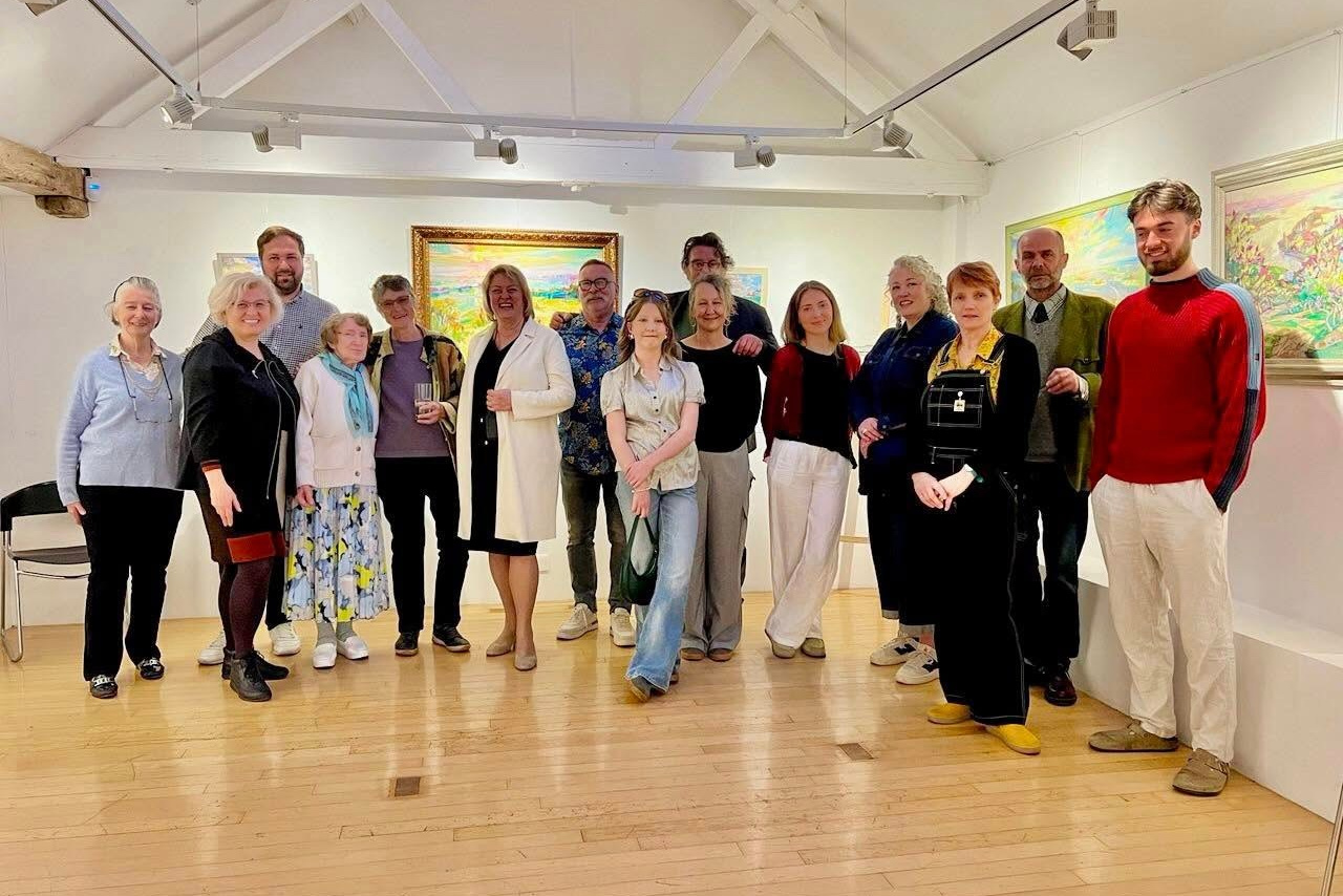 BBC: Ukrainian artist starts residency at Suffolk garden. Andriy Nekrasov artist