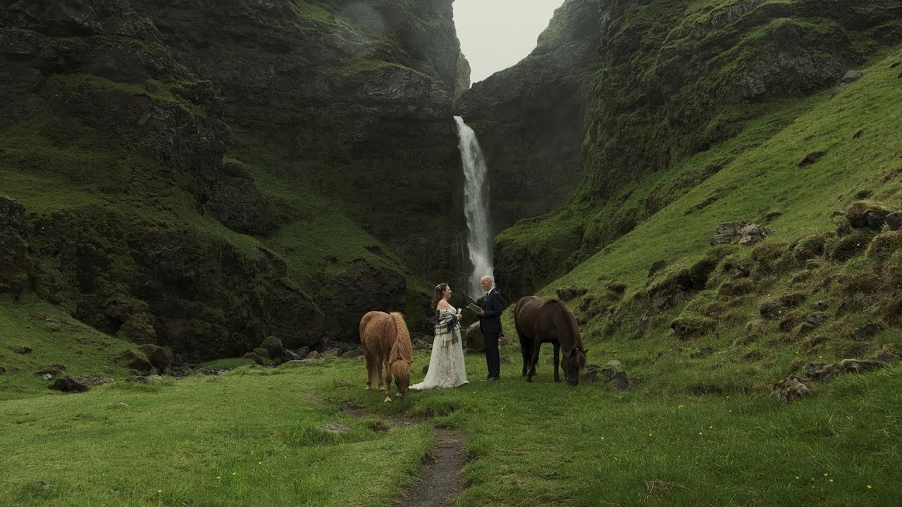 Iceland Elopement at Black Sand Beach. Iceland elopement photo and video | Nikolaichik Photo