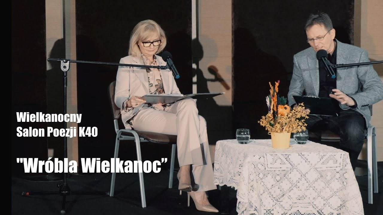 Salon Poezji K40 - Katarzyna Żak i Maciej Robakiewicz - „Wróbla Wielkanoc”. Андрей Шипилов — Фотография & Видеография