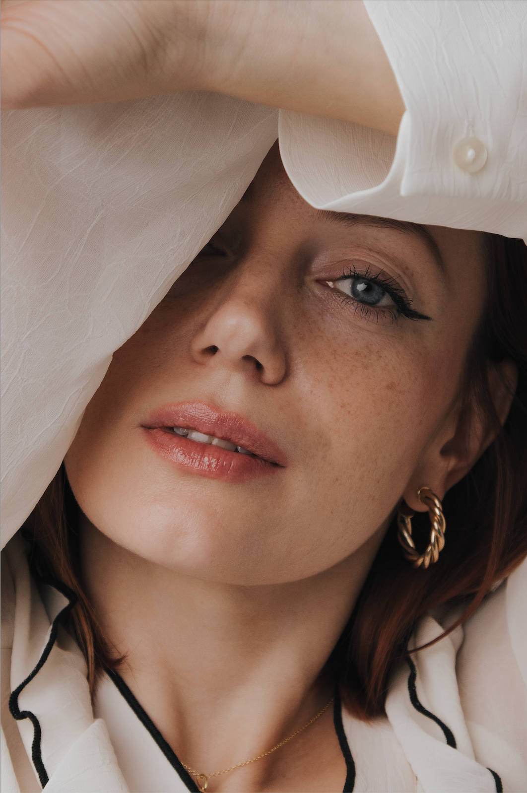 Close up portrait photography for fashion designer and bikini brands