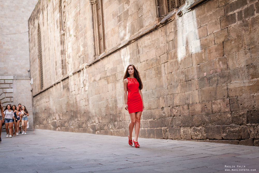Increíble sesión de fotos en Barcelona. Fotógrafo en Barcelona Maslik Yulia