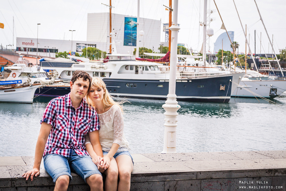 Romantic photo session in Barcelona. Photographer in Barcelona Spain Maslik Yulia