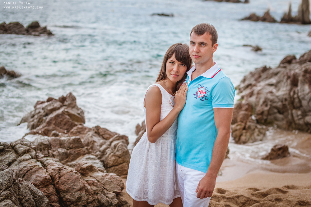 Incredible photo shoot in the Gardens of Saint Clotilde on the Costa B. Photographer in Barcelona Spain Maslik Yulia