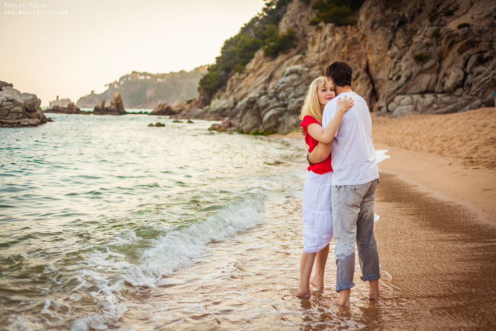 Romantic photo session in Barcelona. Photographer in Barcelona Spain Maslik Yulia