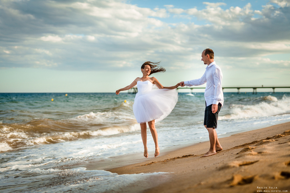 Luna de miel en barcelona. Fotógrafo en Barcelona Maslik Yulia