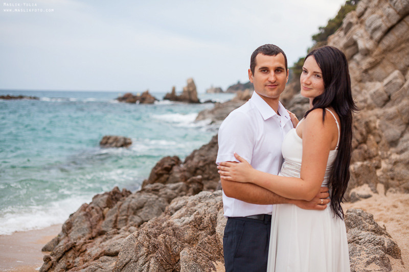 Sesión de fotos de boda en el Parque Laberinto de Barcelona. Fotógrafo en Barcelona Maslik Yulia
