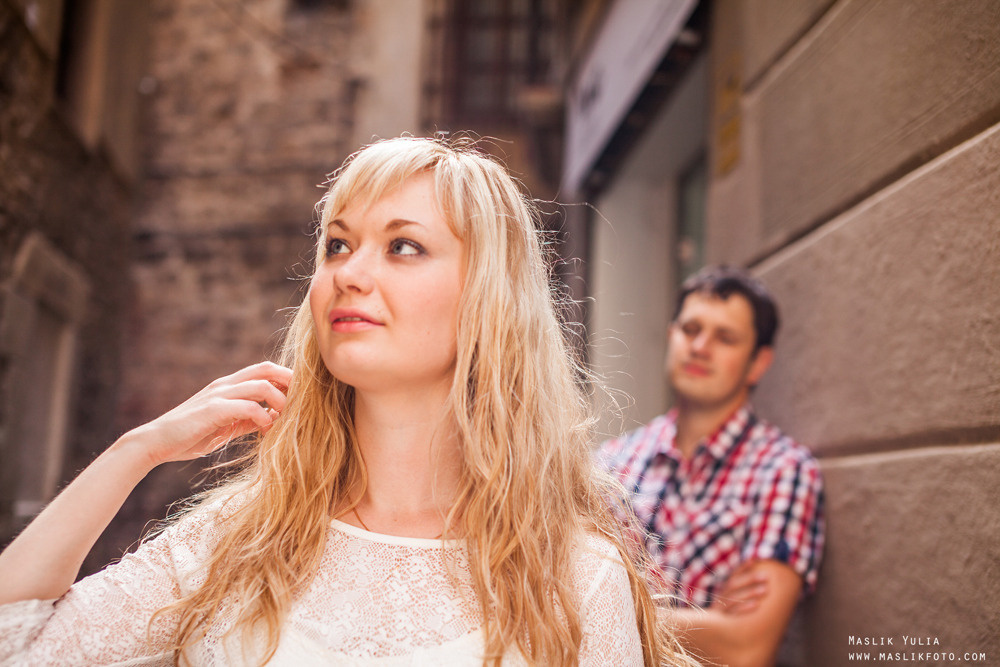 Romantic photo session in Barcelona. Photographer in Barcelona Spain Maslik Yulia