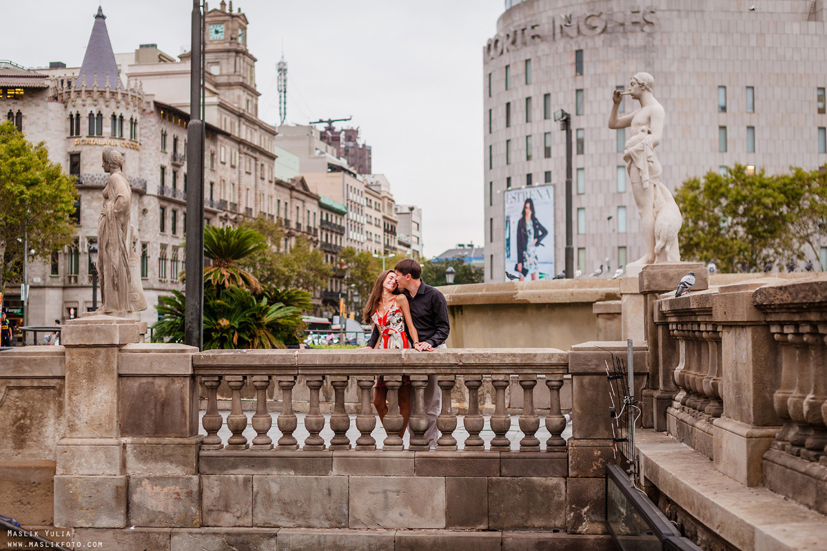 Photoshoot in Barcelona on the most popular route. Photographer in Barcelona Spain Maslik Yulia