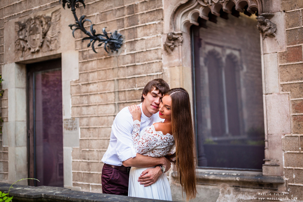 Elegante sesión de fotos de boda - Barcelona. Fotógrafo en Barcelona Maslik Yulia