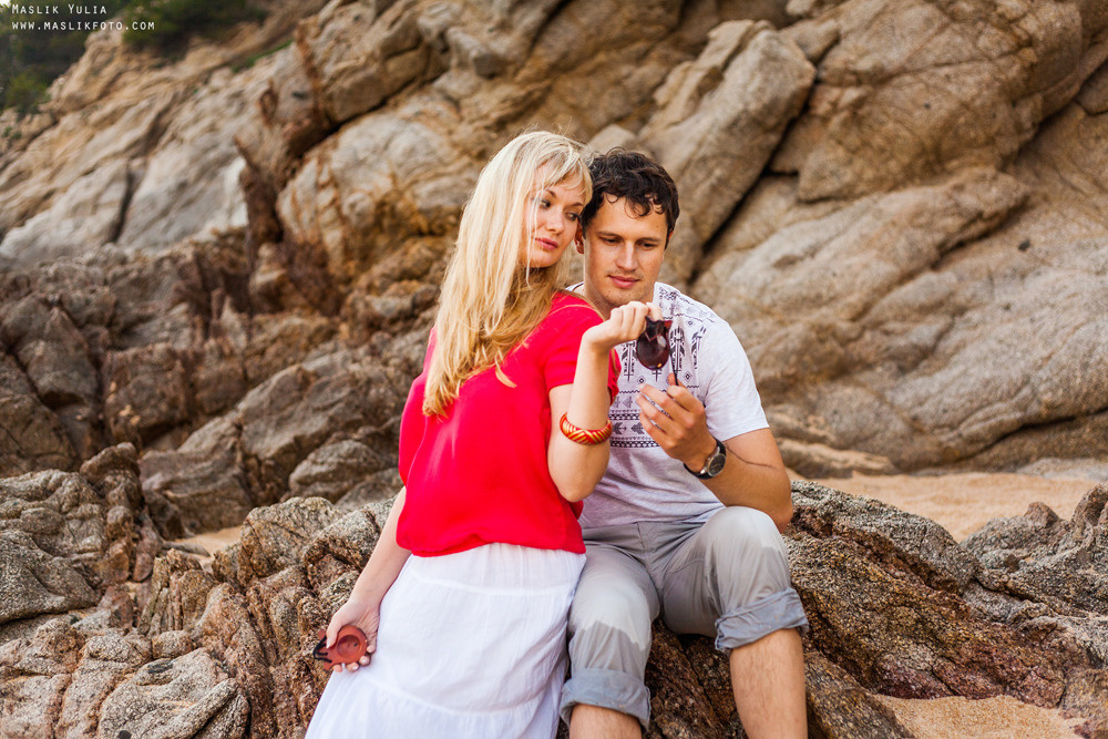 Romantic photo session in Barcelona. Photographer in Barcelona Spain Maslik Yulia