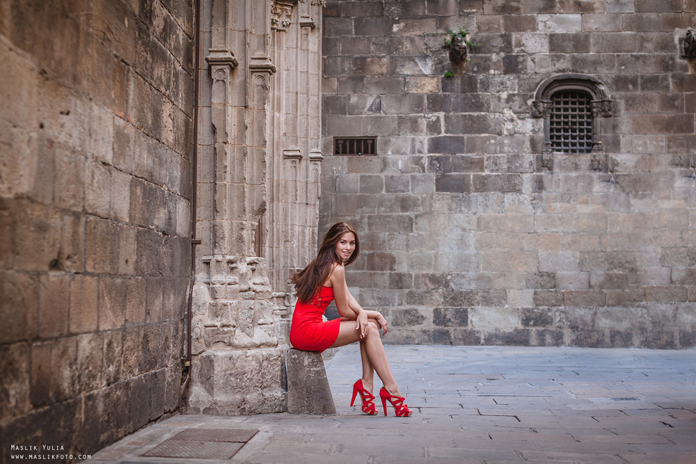 Increíble sesión de fotos en Barcelona. Fotógrafo en Barcelona Maslik Yulia