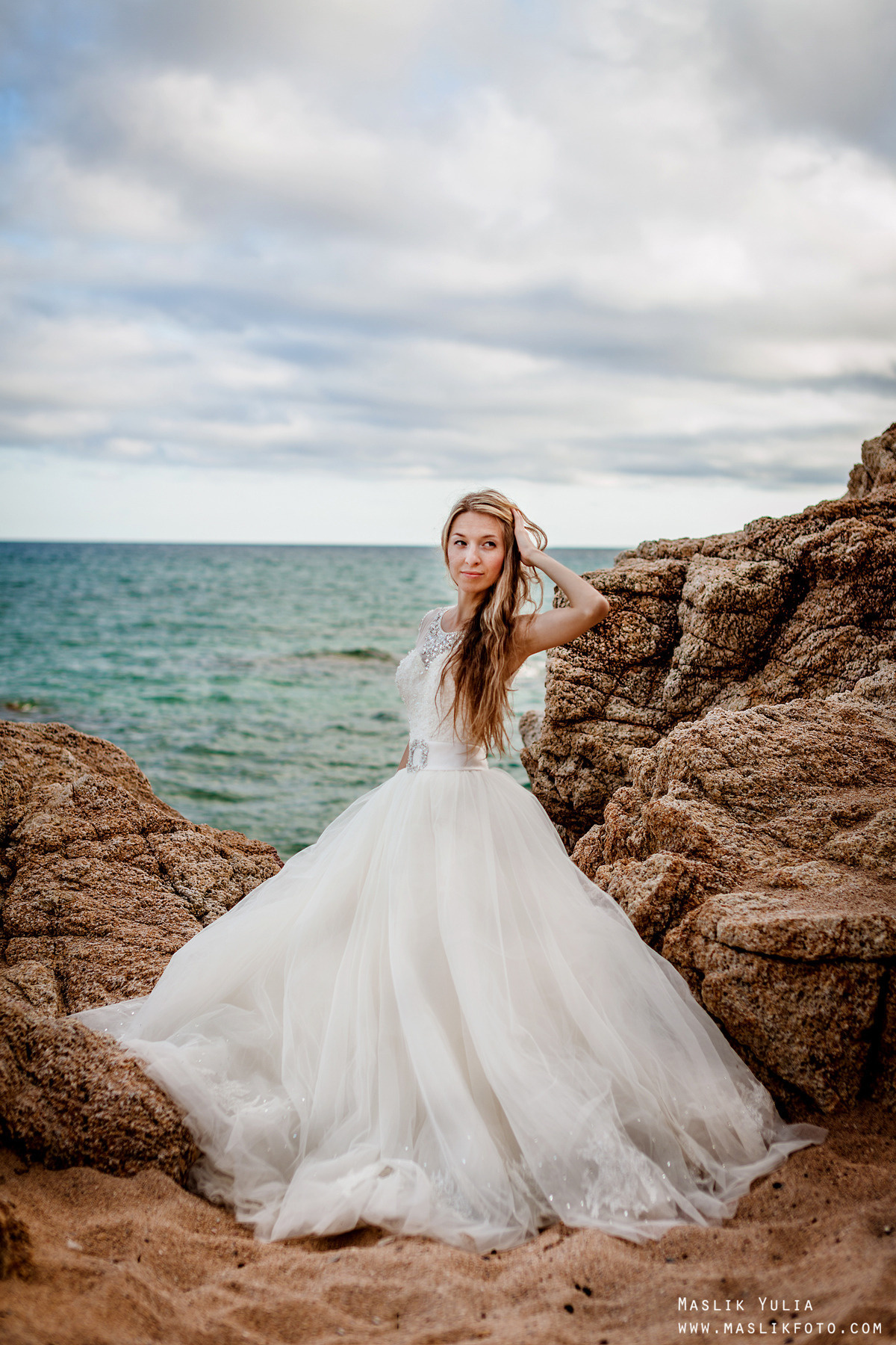 Sesión fotográfica de boda en la Costa Brava. Fotógrafo en Barcelona Maslik Yulia