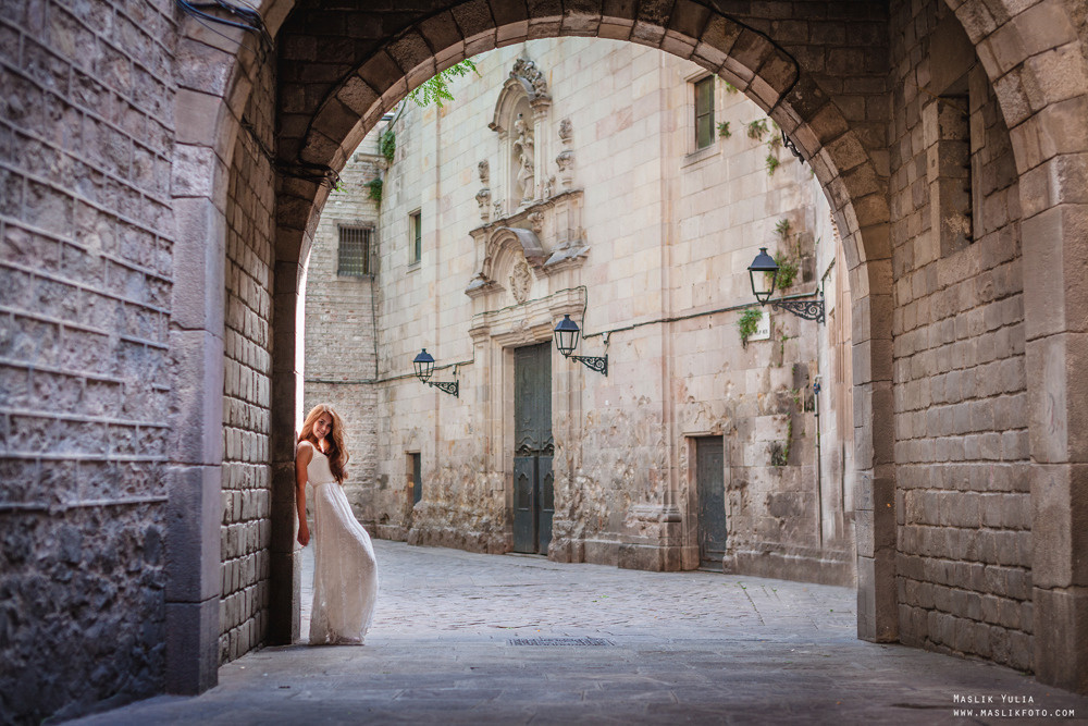 Increíble sesión de fotos en Barcelona. Fotógrafo en Barcelona Maslik Yulia