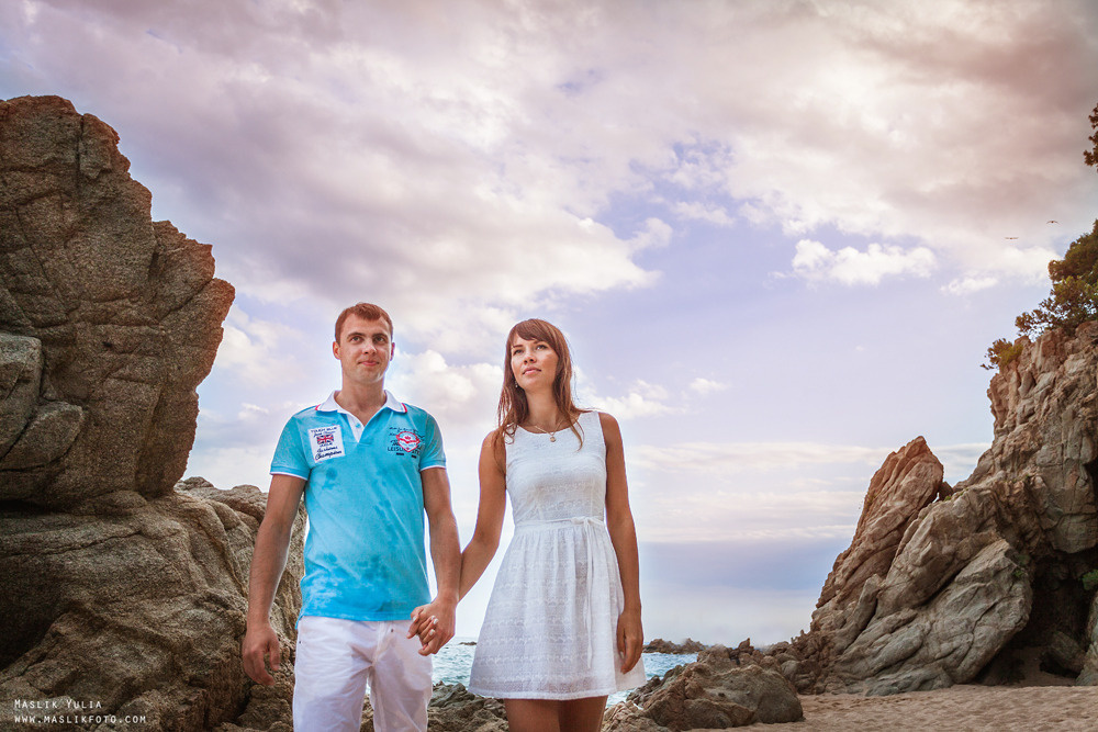 Incredible photo shoot in the Gardens of Saint Clotilde on the Costa B. Photographer in Barcelona Spain Maslik Yulia