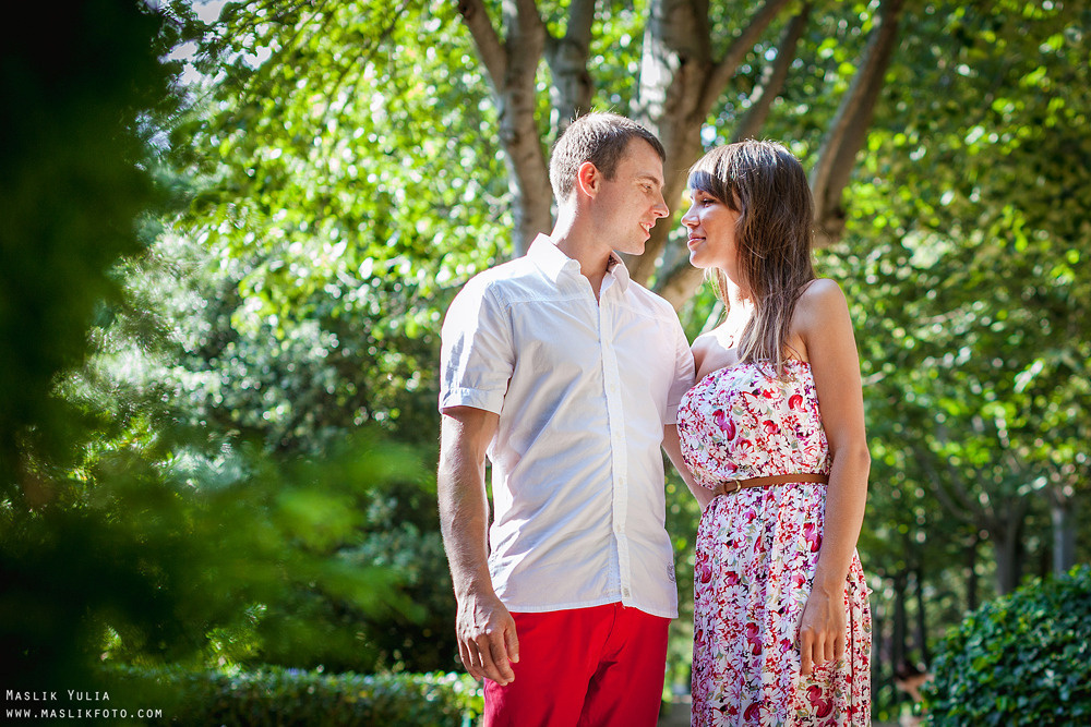 Incredible photo shoot in the Gardens of Saint Clotilde on the Costa B. Photographer in Barcelona Spain Maslik Yulia