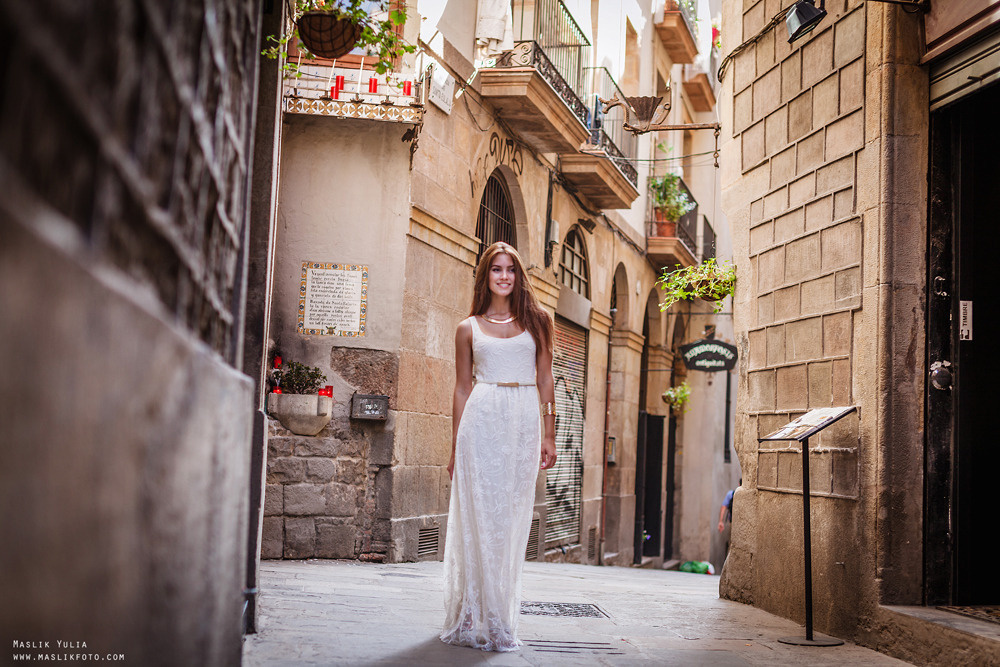 Increíble sesión de fotos en Barcelona. Fotógrafo en Barcelona Maslik Yulia