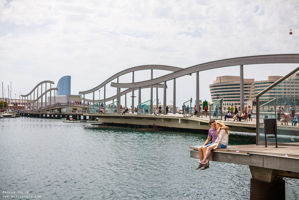 Romantic photo session in Barcelona. Photographer in Barcelona Spain Maslik Yulia