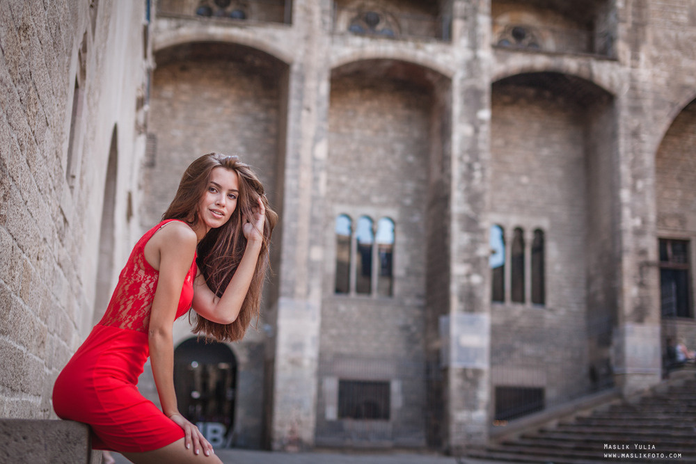 Increíble sesión de fotos en Barcelona. Fotógrafo en Barcelona Maslik Yulia