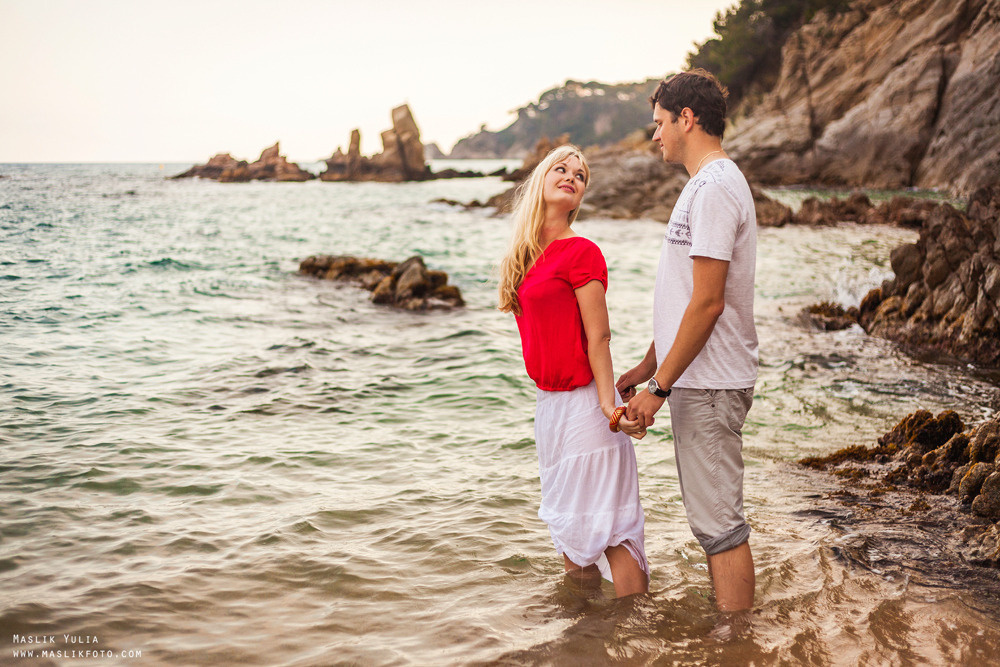 Romantic photo session in Barcelona. Photographer in Barcelona Spain Maslik Yulia