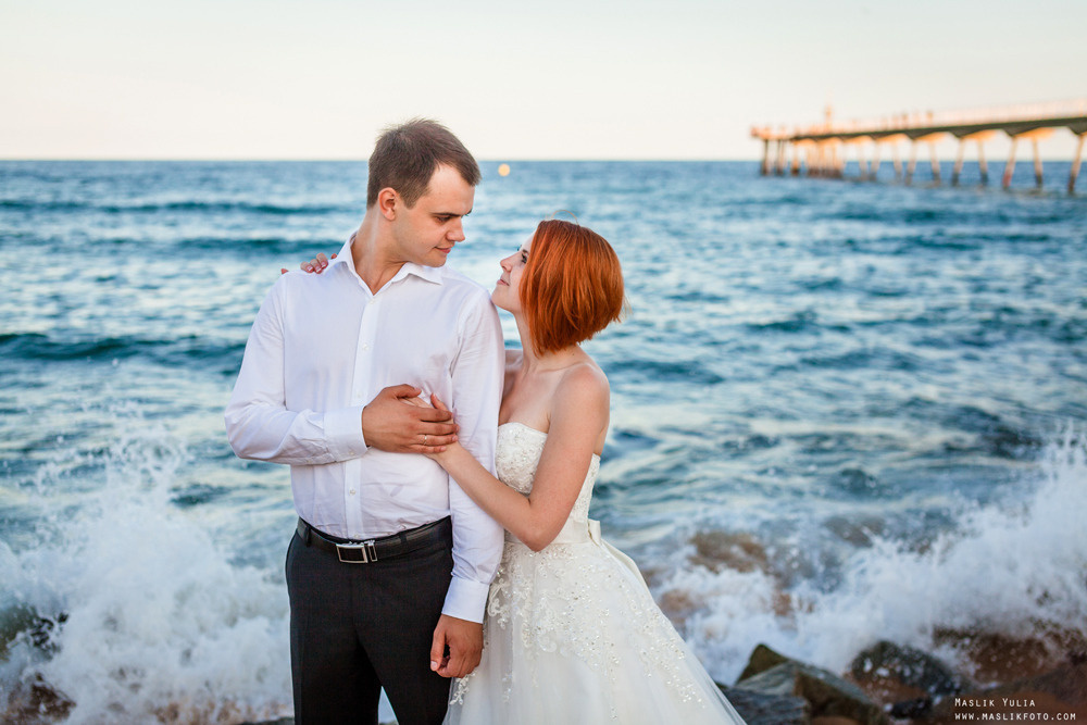 Soleada sesión de fotos en Barcelona. Fotógrafo en Barcelona Maslik Yulia