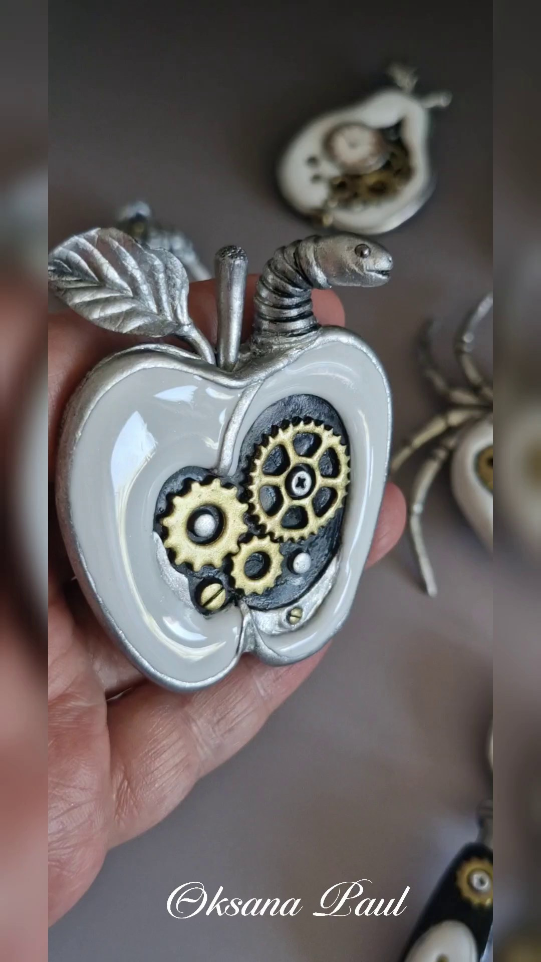 Стимпанк будущего / Steampunk der Zukunft ➜. Oksana Paul-Gardinen-Design Oksana Paul ✧ Art of Gardinen & Textile Design ✧ Polymer Clay Art & Handmade Creatures