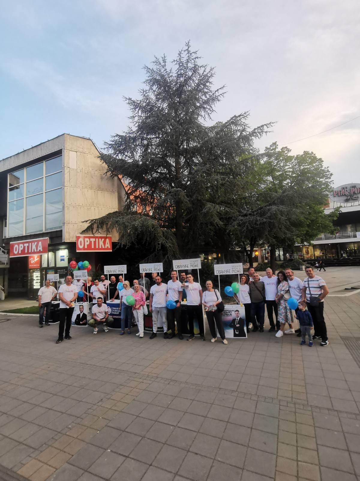 Трећи штанд коалиције Уједињено Ваљево Може — 15.04.2024. Уједињено Ваљево Може