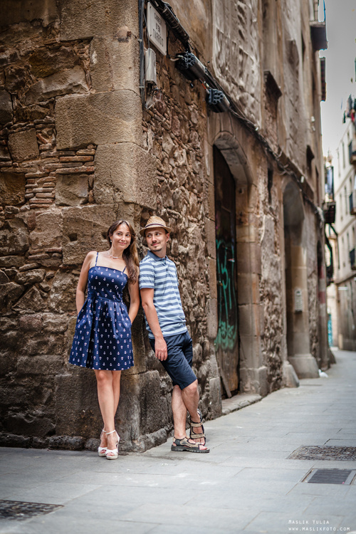 Luna de miel en barcelona. Fotógrafo en Barcelona Maslik Yulia
