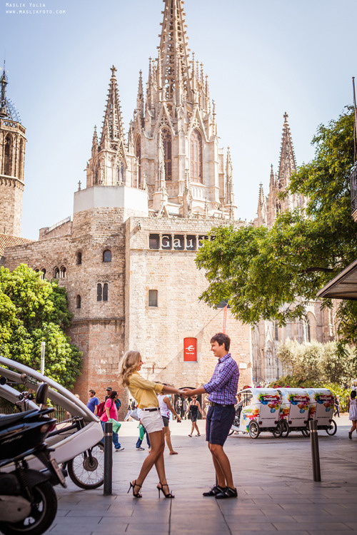 No es una sesión de fotos modelo en Barcelona. Fotógrafo en Barcelona Maslik Yulia