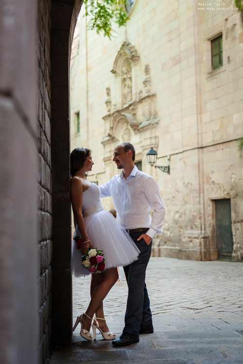 Luna de miel en barcelona. Fotógrafo en Barcelona Maslik Yulia