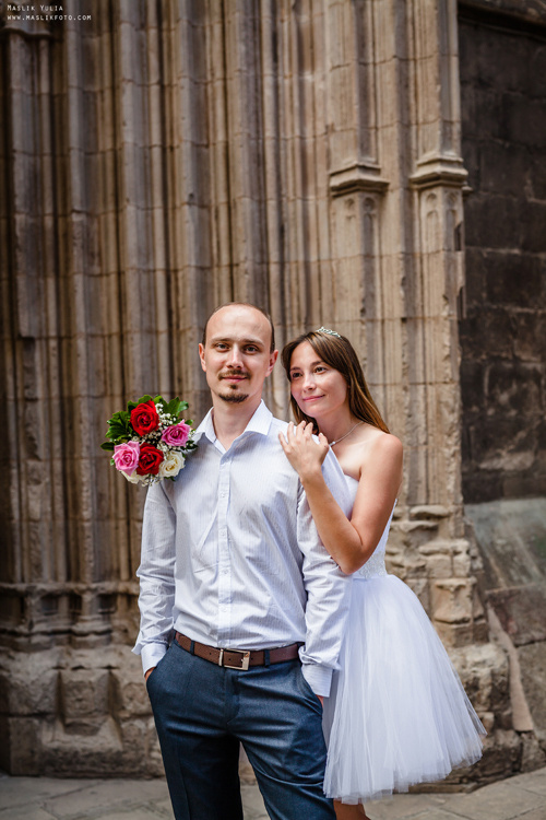 Luna de miel en barcelona. Fotógrafo en Barcelona Maslik Yulia