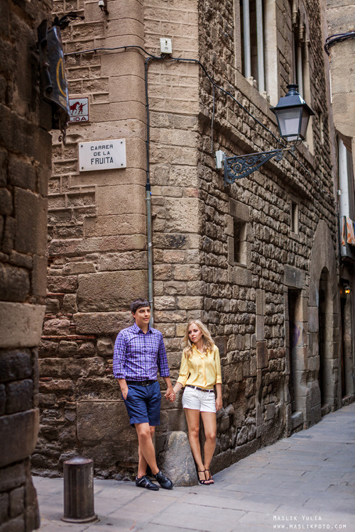 No es una sesión de fotos modelo en Barcelona. Fotógrafo en Barcelona Maslik Yulia
