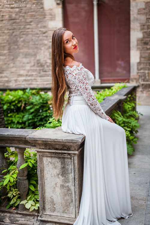 Elegante sesión de fotos de boda - Barcelona. Fotógrafo en Barcelona Maslik Yulia