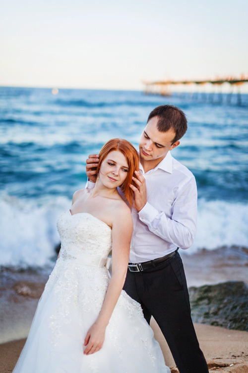 Soleada sesión de fotos en Barcelona. Fotógrafo en Barcelona Maslik Yulia