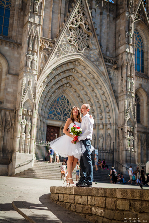 Luna de miel en barcelona. Fotógrafo en Barcelona Maslik Yulia