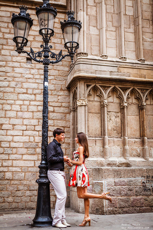 Photoshoot in Barcelona on the most popular route. Photographer in Barcelona Spain Maslik Yulia