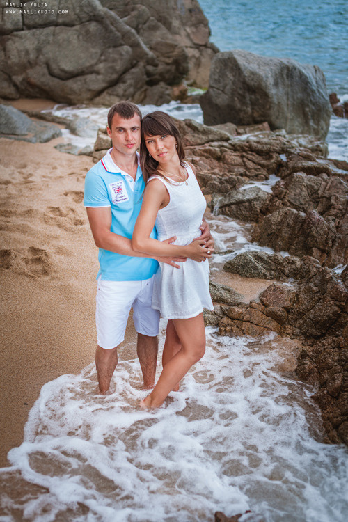 Incredible photo shoot in the Gardens of Saint Clotilde on the Costa B. Photographer in Barcelona Spain Maslik Yulia