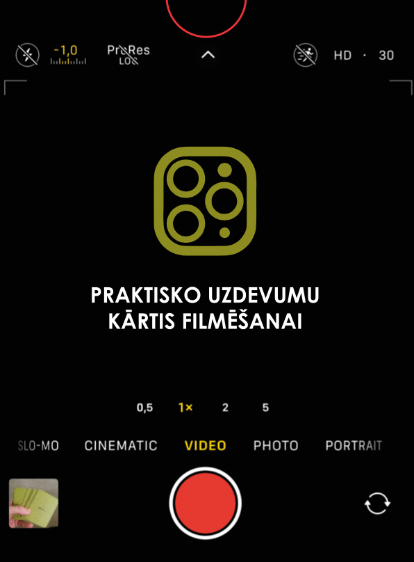 Filmēšanas kursi, gan klātienes, gan online. Video shooting and creating with phone, iPhone Video School