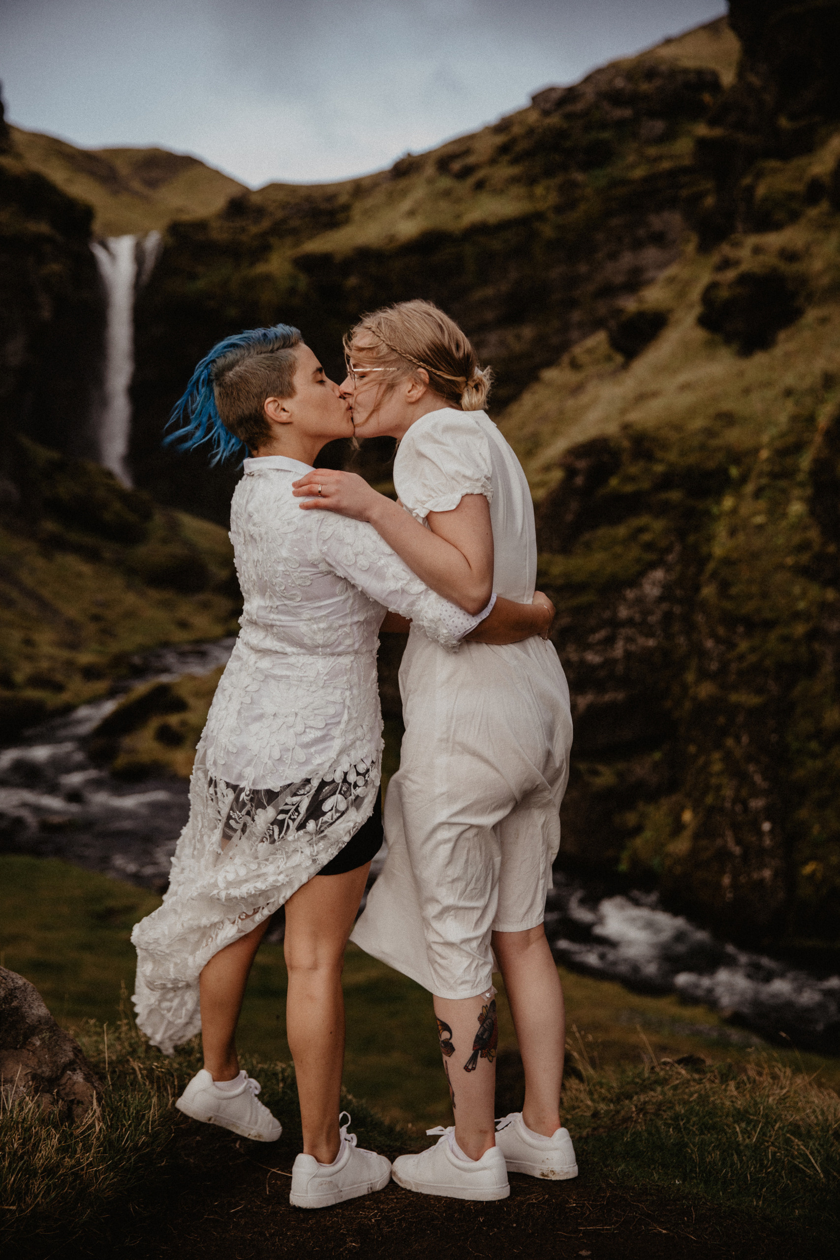 LGBT elopement in Iceland. Iceland elopement photo and video | Nikolaichik Photo
