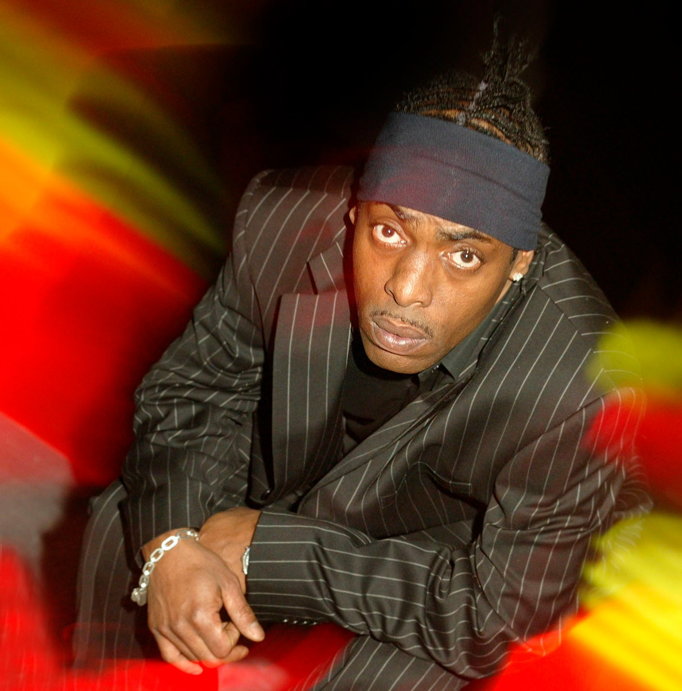 Portrait of US Rap Star Coolio, photographed in Berlin.