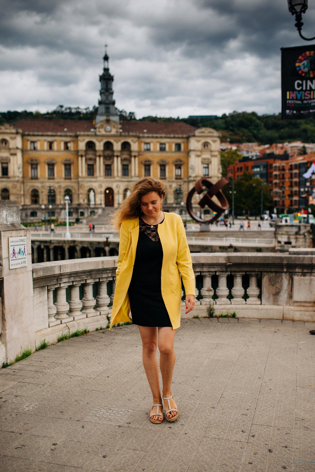 Daria, foto paseo por Bilbao. Photographer in Bilbao Irina Makou