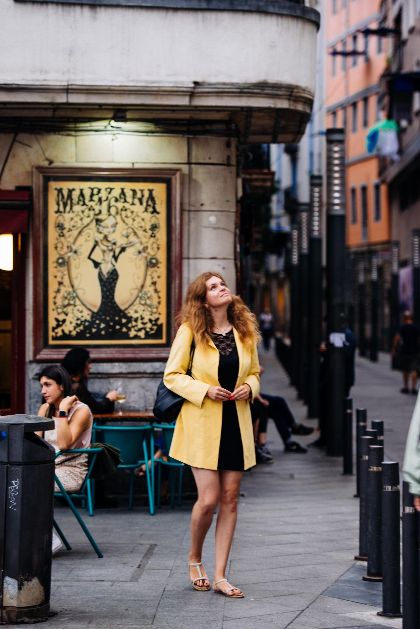 Daria, foto paseo por Bilbao. Photographer in Bilbao Irina Makou