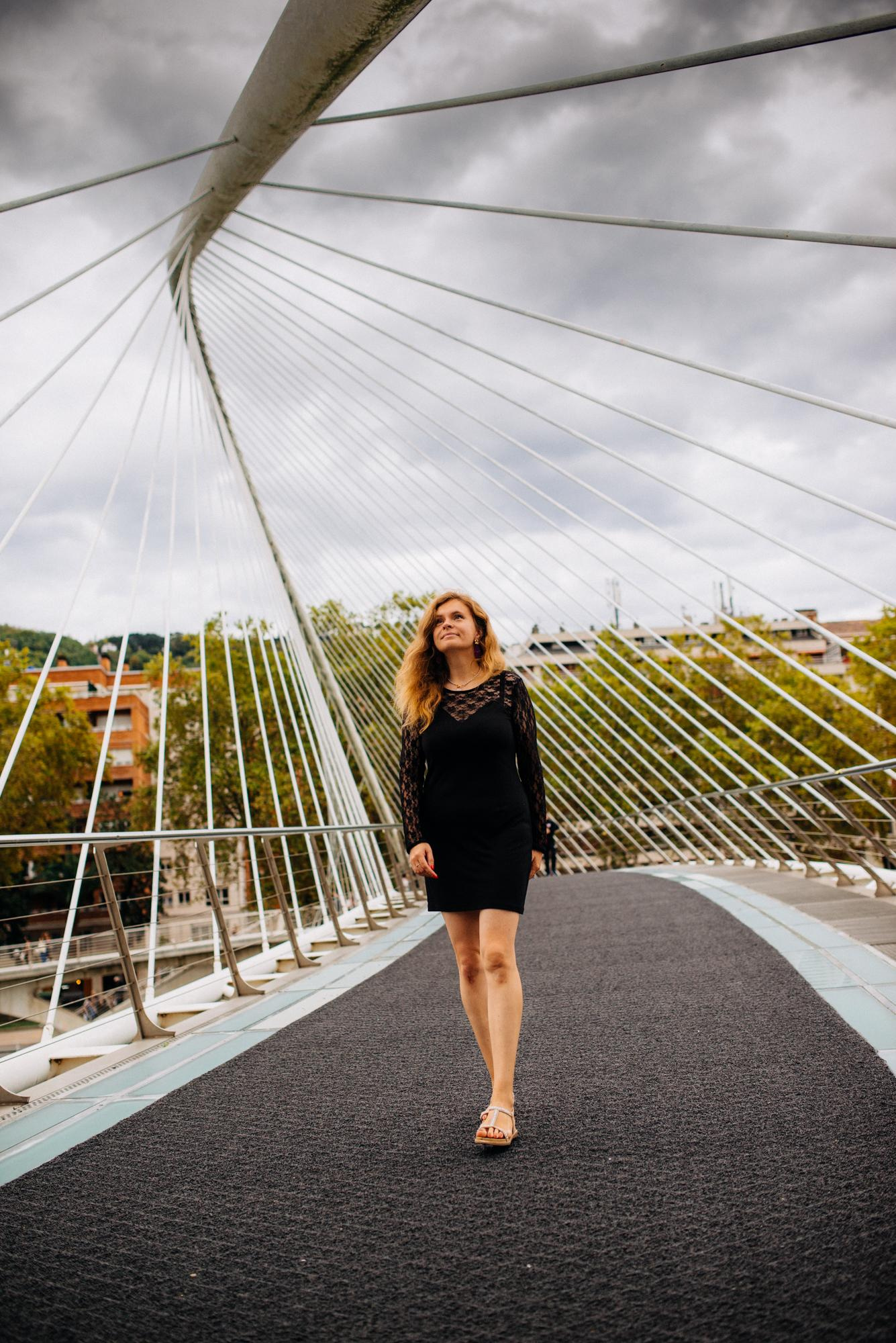 Daria, foto paseo por Bilbao. Photographer in Bilbao Irina Makou