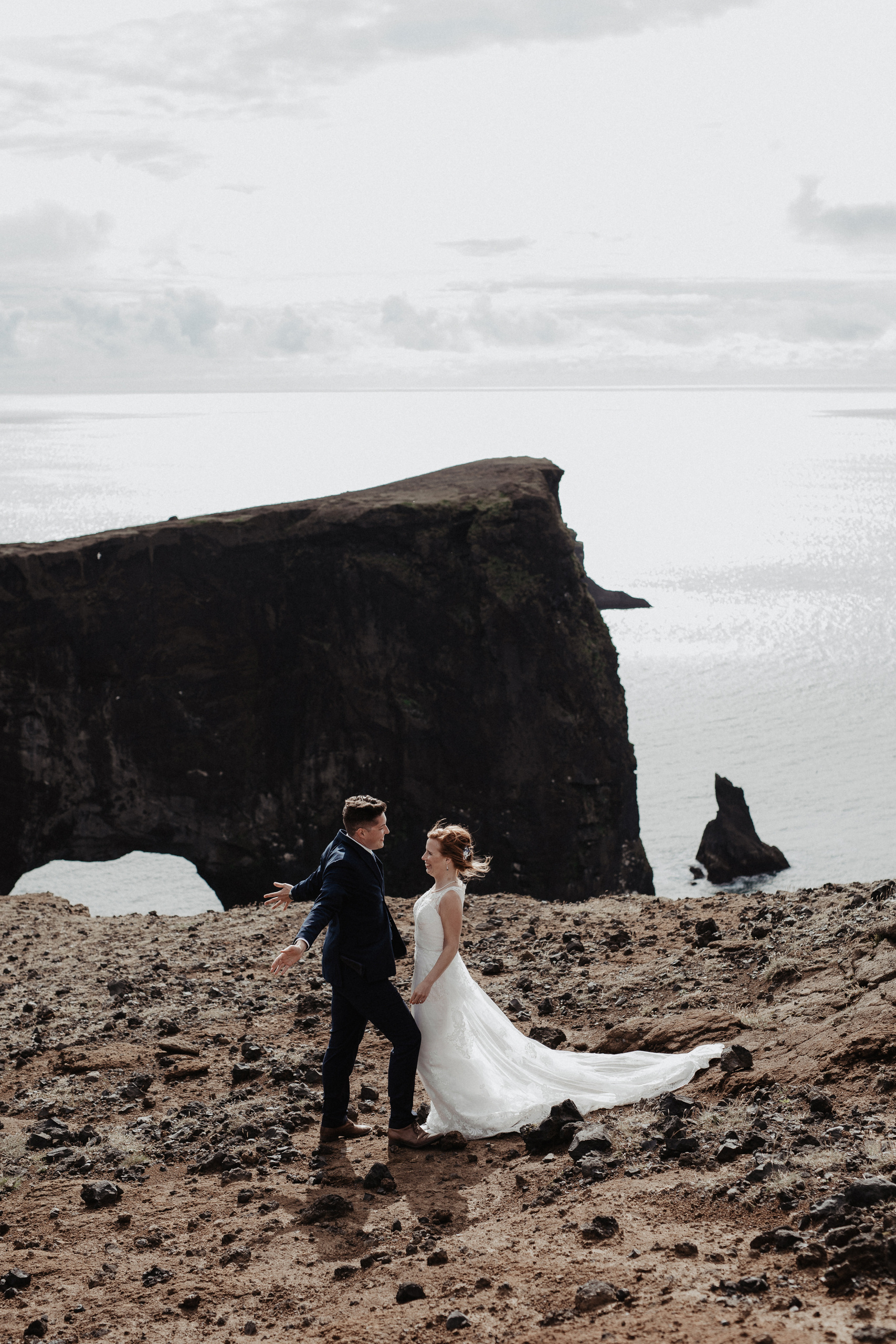 Black beach Iceland elopement | Iceland elopement photographer. Iceland elopement photographer & videographer