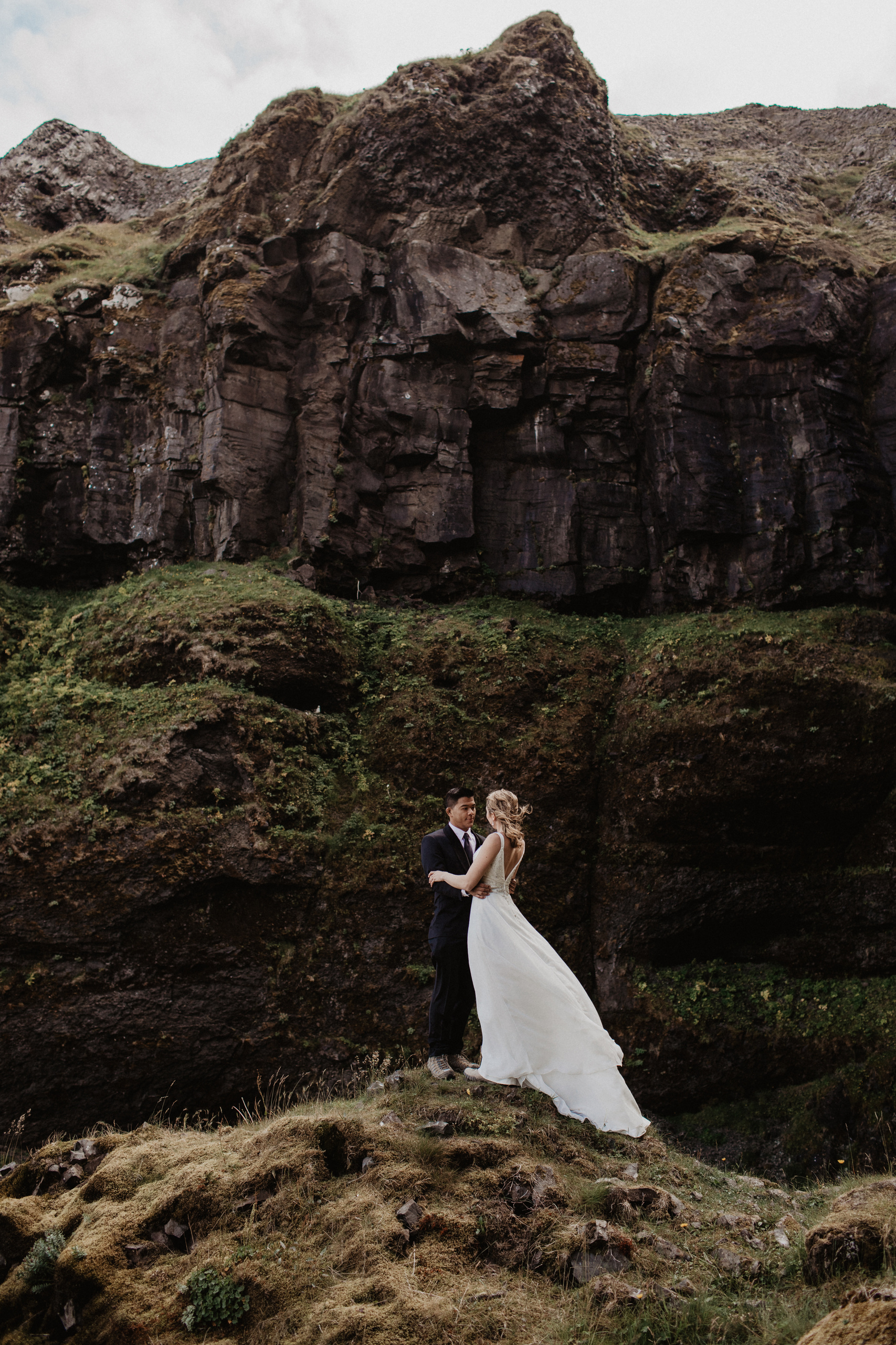 Wedding in Budir Iceland. Iceland elopement photographer & videographer