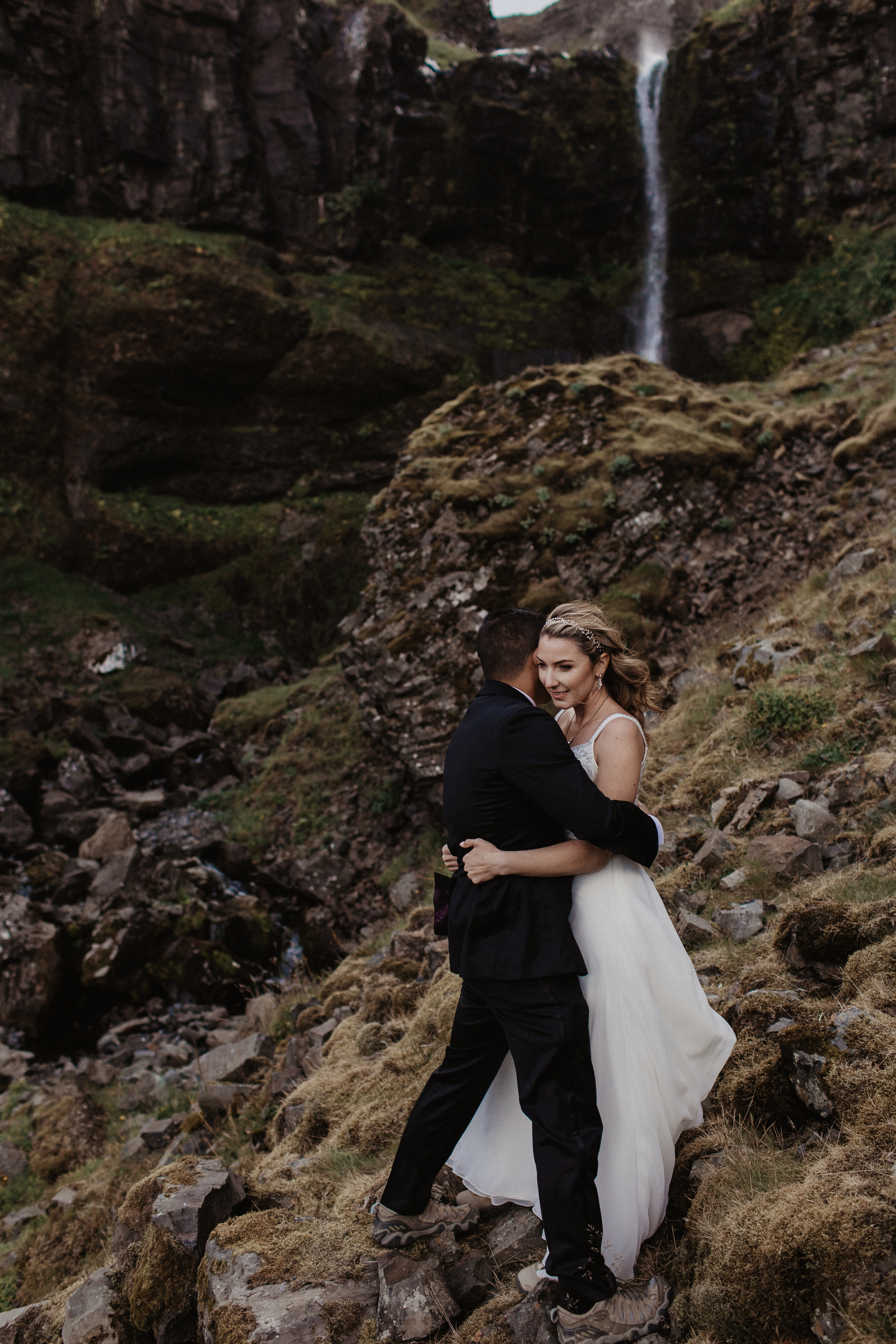 Wedding in Budir Iceland. Iceland elopement photographer & videographer