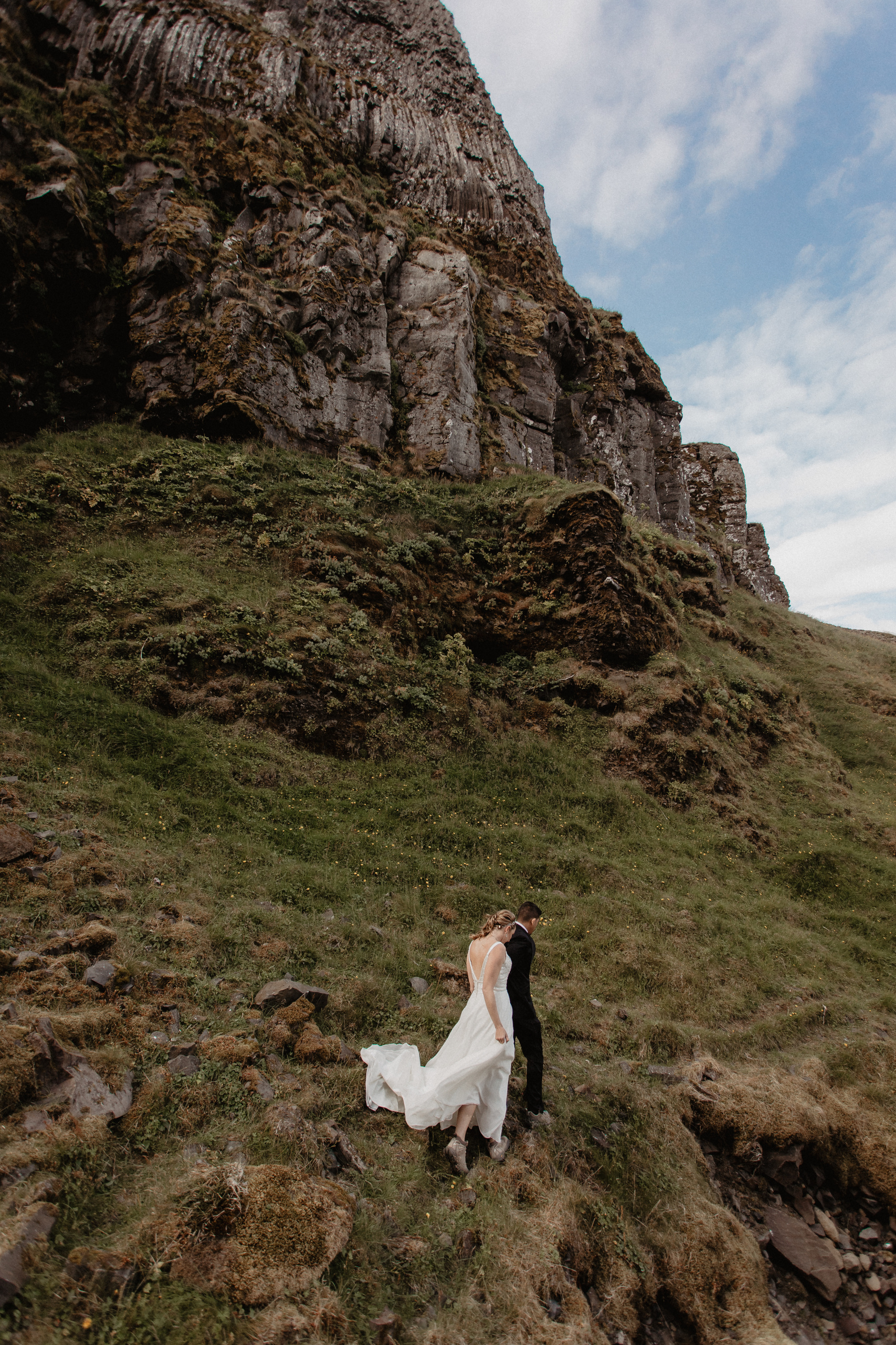 Wedding in Budir Iceland. Iceland elopement photographer & videographer