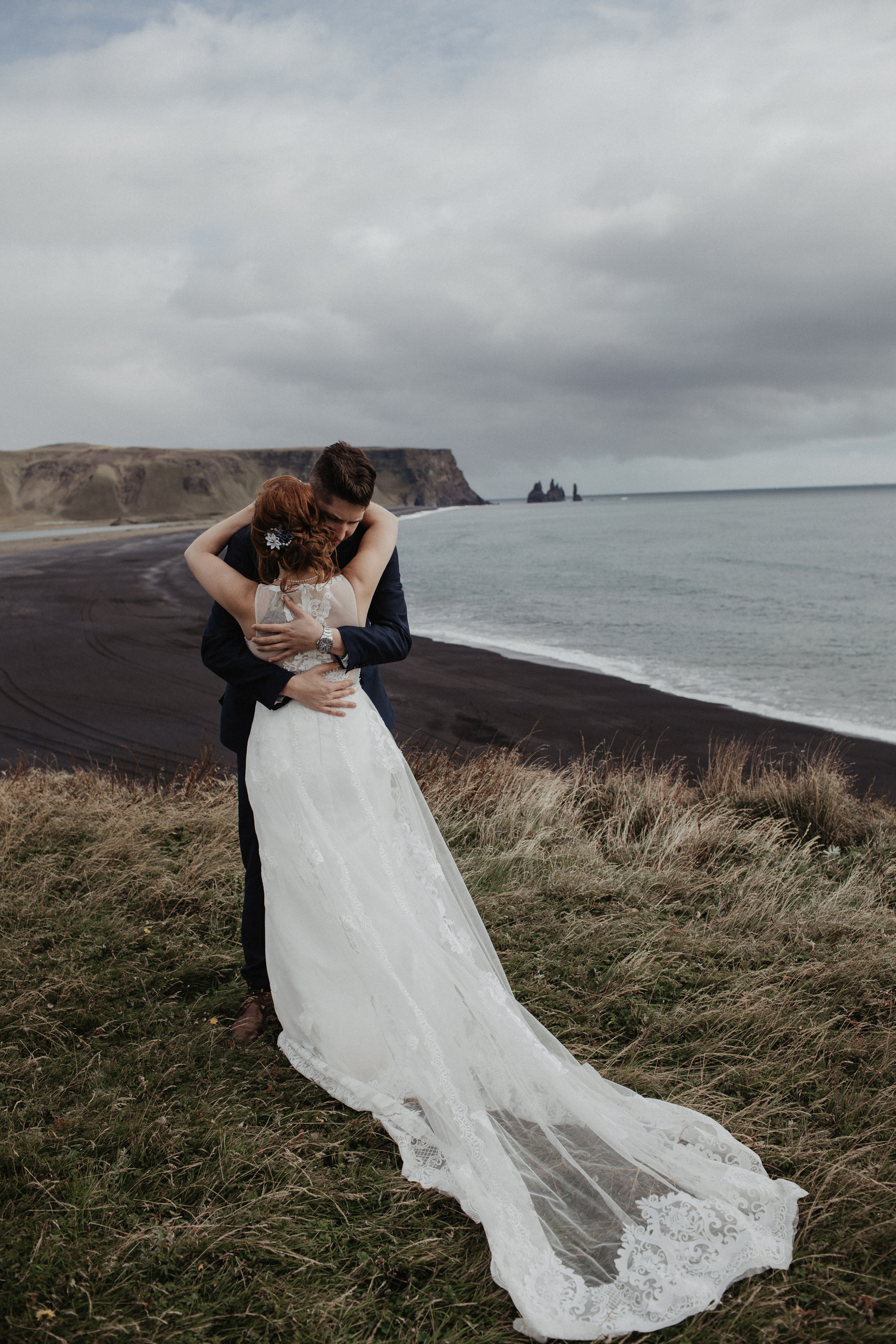Black beach Iceland elopement | Iceland elopement photographer. Iceland elopement photographer & videographer