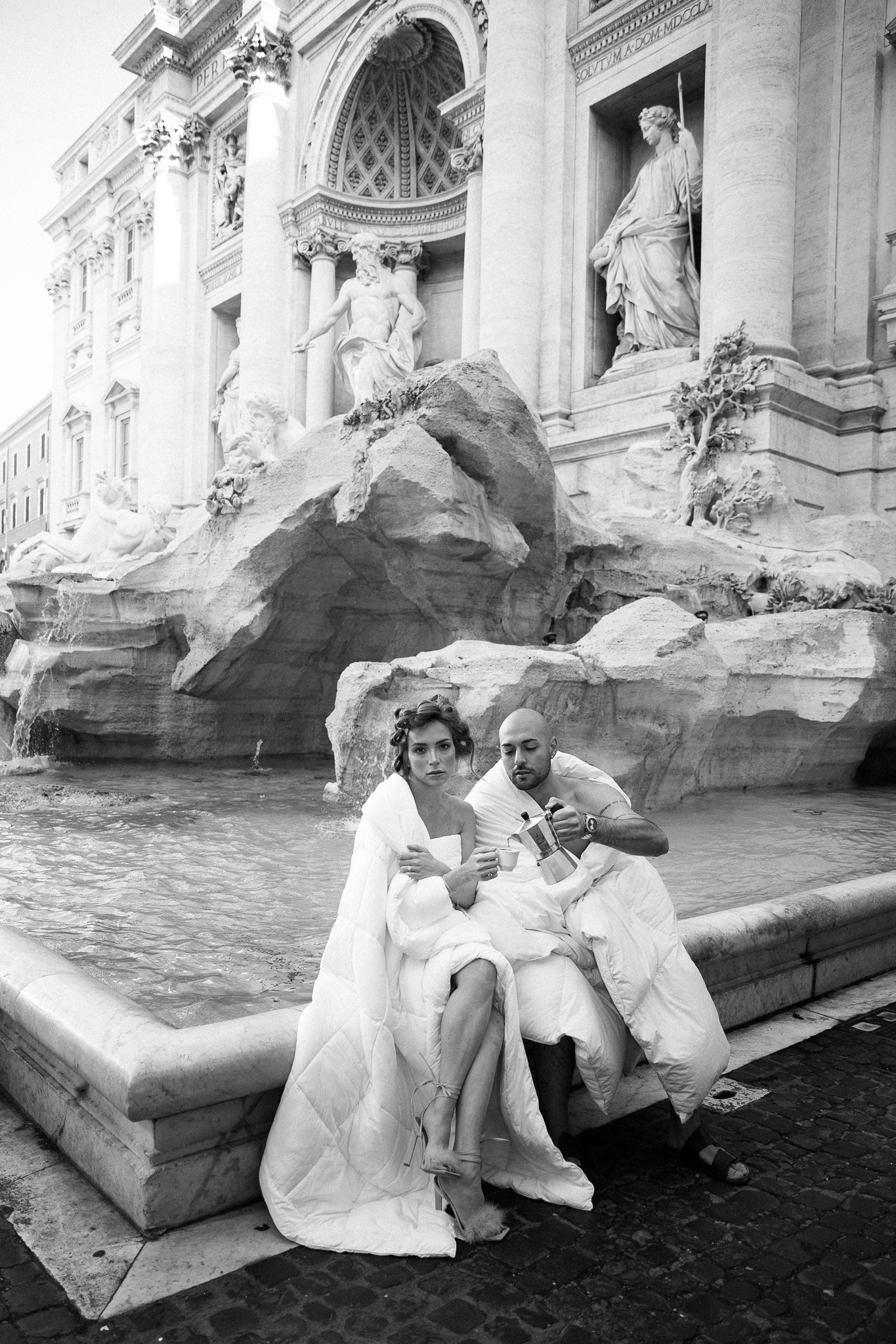 Love, Duvets, and the Eternal City: A Dreamy Elopement in Rome. Elizaveta Razumova: Cinematic Photography for Love, Weddings, Portraits & Brands